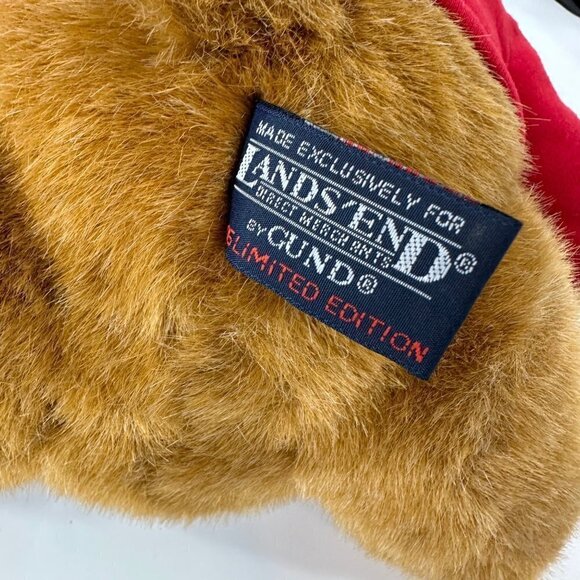 Lands End Gund Vintage 96 Rugby Bear Kid Kodiak Plush Stuffed Animal - Picture 12 of 12